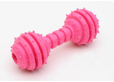 For Pet Rubber Dumbell Dog Toy For Small Dogs - 12.5 Cm