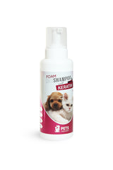 Pets Republic Dry Foam Shampoo With Keratin 520ml