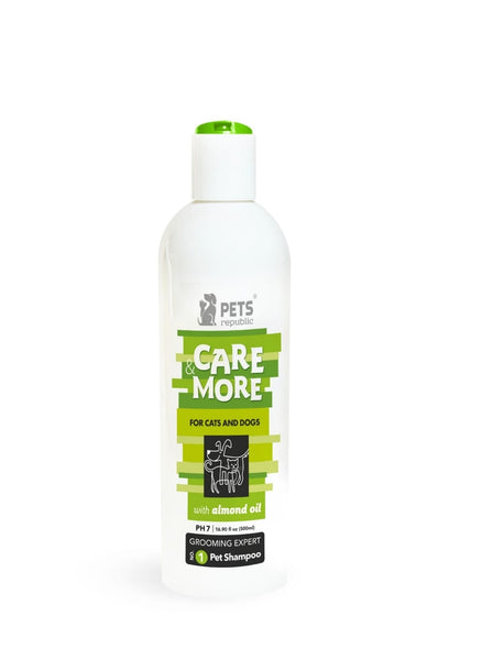 Pets Republic Care & More With Almond oil Shampoo Cats & Dogs 500ml