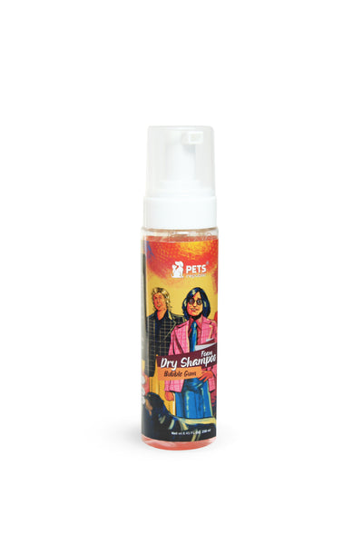 Pets Republic Dry Foam Shampoo Bubble Gum 250ml