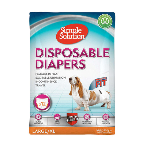 Simple Solution Disposable Diapers L/XL 12 Pcs