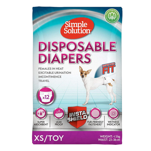 Simple Solution Disposable Diapers XS 12 Pcs