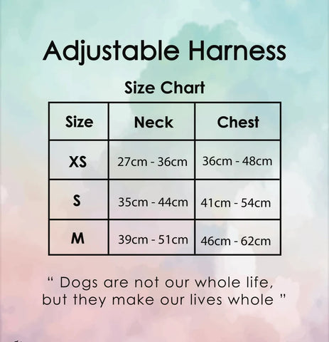 Pupstra Adjustable Harness  Fruity S