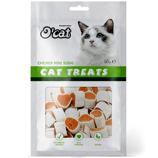 O’Cat Chicken Mini Sushi-50 G