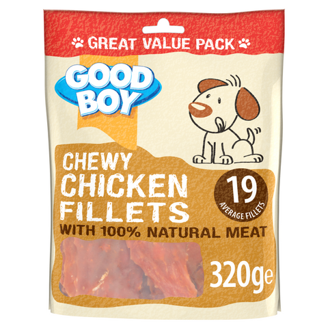 Goodboy Chewy Chicken Fillets 320g Value Pack