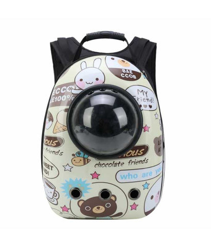 Pado Coffee Kitty- Wallet Transparent Back Pack
