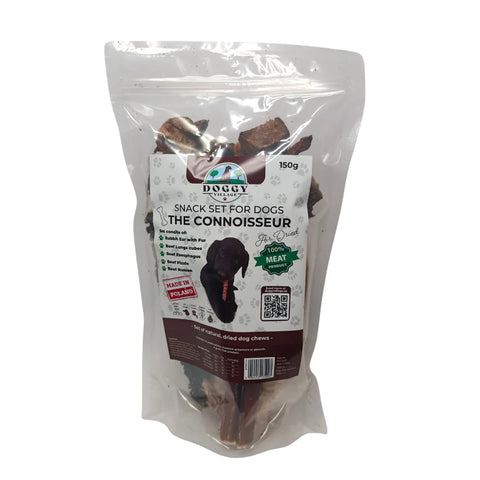 DOGGY VILLAGE DRIED SNACKS FOR A DOG - CONNOSER SET 150 G