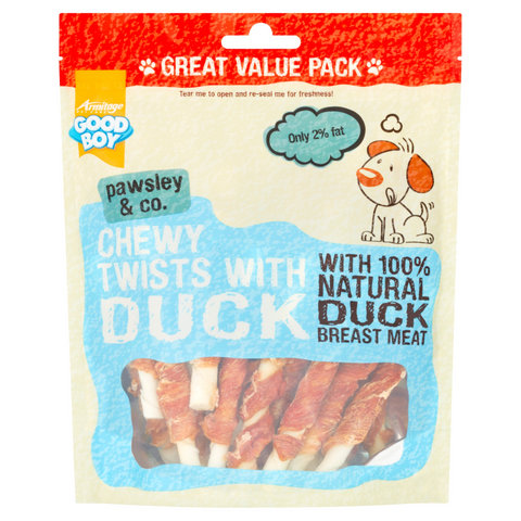 Goodboy Chewy Twists with Duck 320g Value Pack