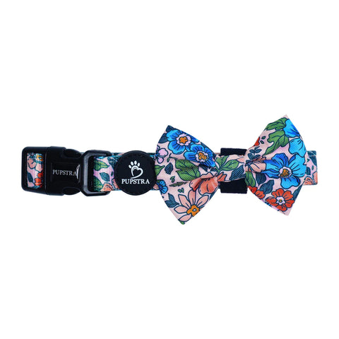 Pupstra Floral Garden Collar/ Bow Tie M