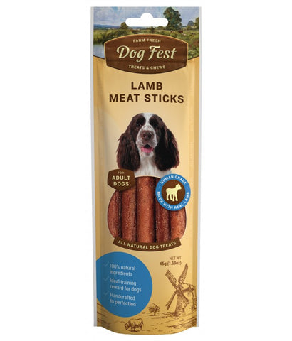 Dog Fest Lamb Meat Sticks For Adult Dogs - 45g (1.59oz)