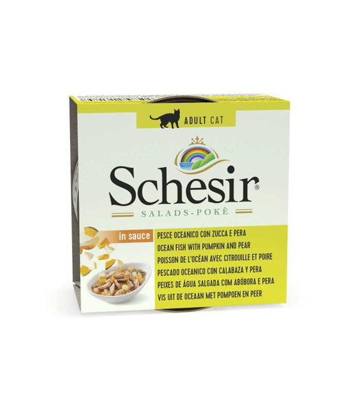 Schesir Salad Cat Wet Food Ocean Fish With Pumpkin And Pear- 85g