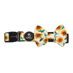 Pupstra Collar/ Bow Tie Sunflower S