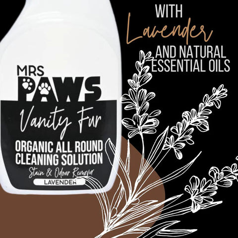 Mrs Paws “Vanity Fur” Organic All Round Cleaning Solution 750 ML