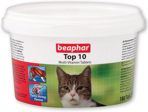 TOP 10 CAT MULTI-VITAMINS 180 TAB