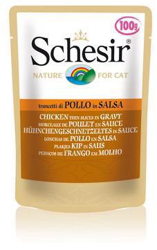 Schesir Cat Wet Food Chicken Gravy Pouch