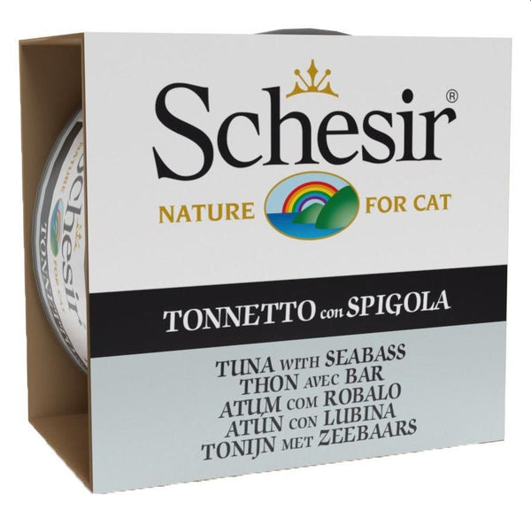 Schesir Cat Wet Food Tuna Seabass