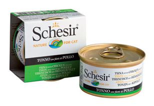 Schesir Cat Wet Food Tuna With Chick Jelly