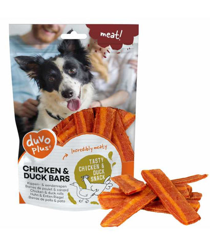 Duvo+ Meat! Chicken & Duck Bars 100g - 9 Pcs