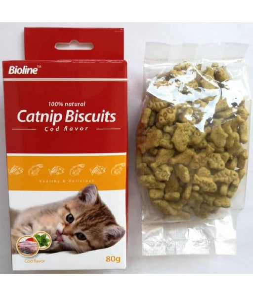 Bioline Catnip Biscuits 80g
