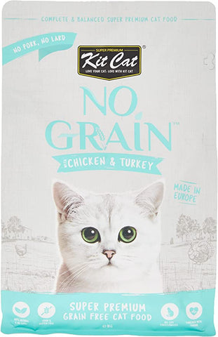 Kit Cat No Grain With Chicken And Turkey