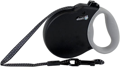 Adventure retractable leash, 5 m - Large - Black