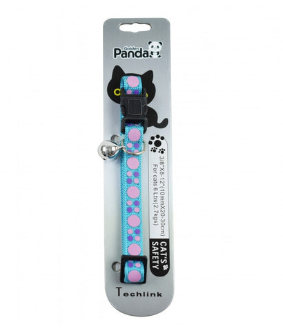 Golden Panda Nylon Cat Collar