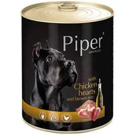 Piper With Chicken Hearts And Brown Rice 800g