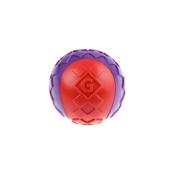 Gigwi Ball Squeaker Red and Purple