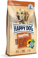 Happy Dog Naturcroq Beef and Rice 15Kg