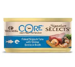 Wellness Core Signature Selects Flake Tun/Shr Cat 79g 1X24