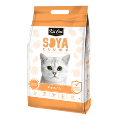 Kit Cat Soya Clump Soybean Litter – Peach 7L