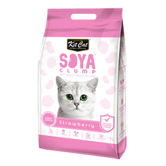 Kit Cat Soya Clump Soybean Litter – Strawberry 7L