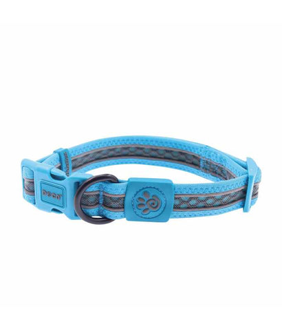 DOCO® Lunar Mesh Collar- Aqua Blue- L