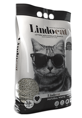 LindoCat Natural White Clumping 15 L