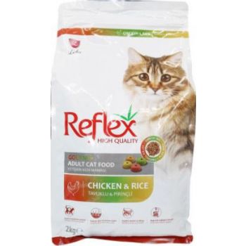 Reflex Adult Cat Food Gourment Chicken and Rice 2 Kg