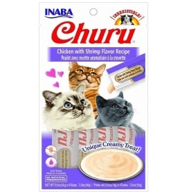 Inaba CIAO Churu Chicken with Shrimp Flavor Recipe 56g