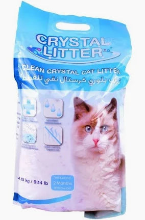 Silica Gel Cat Litter 4.15 Kg Plastic Bag