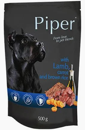 Piper With Lamb Carrot And Brown Rice 500g