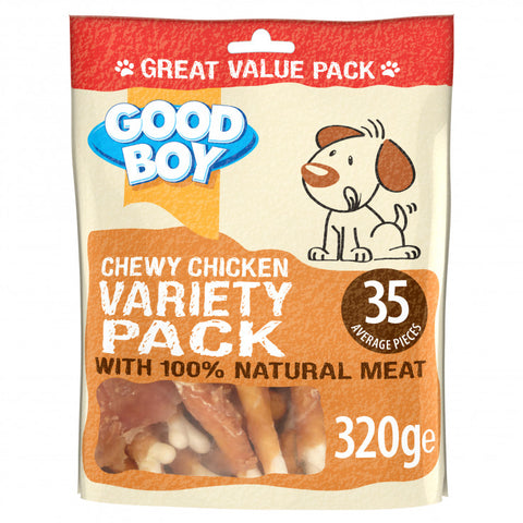 Good Boy Chewy Chicken Variety Pack 320g