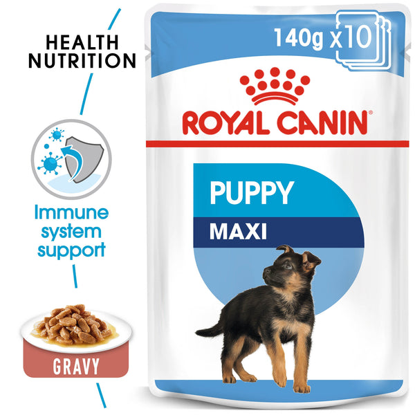Size Health Nutrition Maxi Puppy Gravy